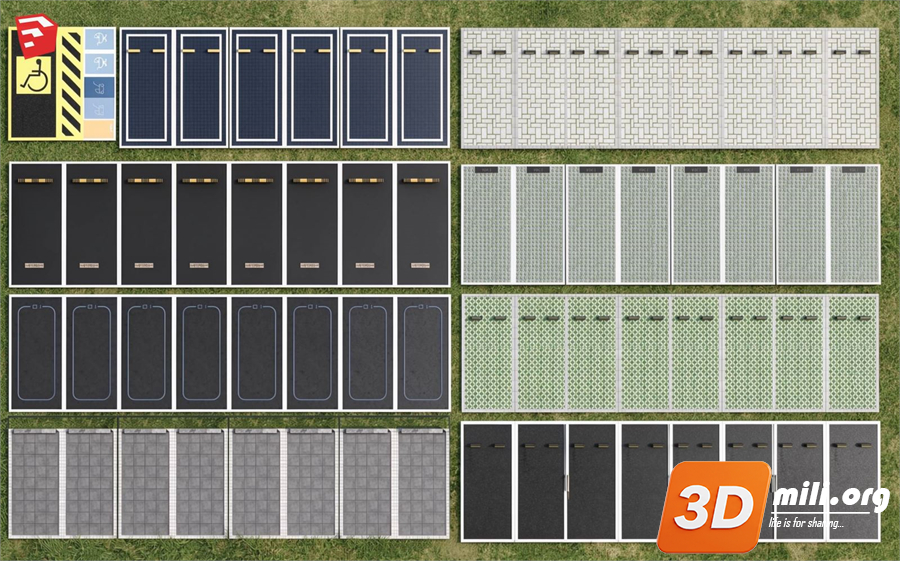 Parking lot Skp Files